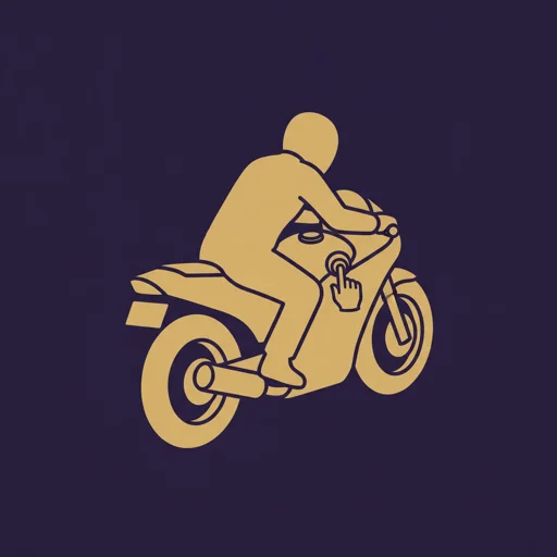 Rider hand signal for fuel