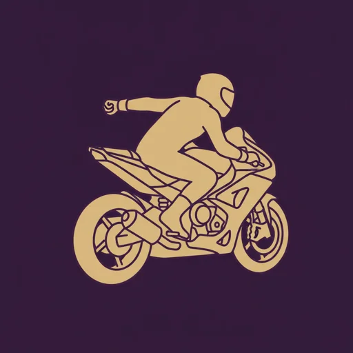 Rider hand signal for pull off