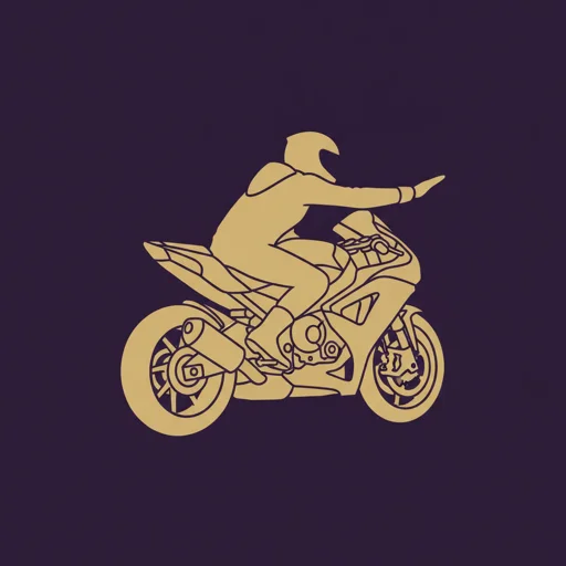 Rider hand signal for slow down